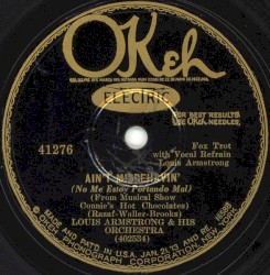 Ain't Misbehavin' / (What Did I Do to Be) Black and Blue