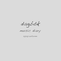 dagbók music diary 2020 autumn