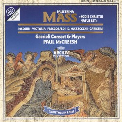 Palestrina Mass: "Hodie Christus natus est"