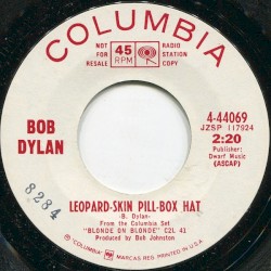 Leopard Skin Pillbox Hat / Most Likely You'll Go Your Way And I'll Go Mine