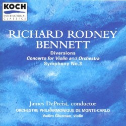 Diversions / Violin Concerto / Symphony No. 3 (James DePreist, Orchestre Philharmonique de Monte-Carlo)