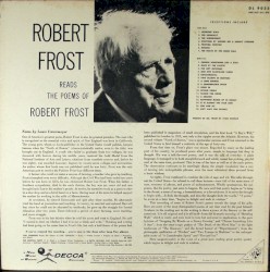 Reads The Poems Of Robert Frost