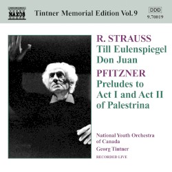 Strauss: Till Eulenspiegel - Don Juan / Pfitzner: Palestrina: Preludes