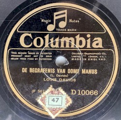 De begrafenis van oome Manus / Een liedje bij de wieg