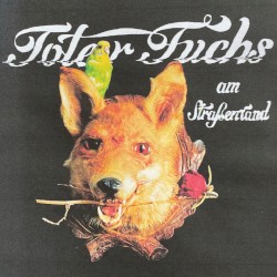 Toter Fuchs am Straßenrand