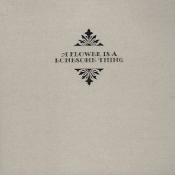 A Flower Is a Lonesome Thing