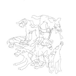 冬の犬 (A Winter Dog)