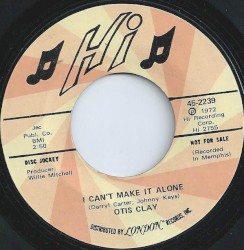 I Can’t Make It Alone