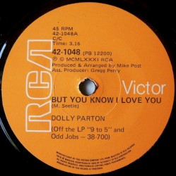 But You Know I Love You / Poor Folks Town