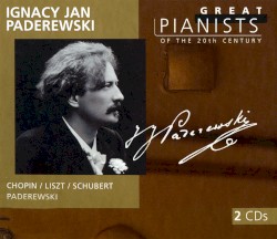 Great Pianists of the 20th Century, Volume 74: Ignacy Jan Paderewski