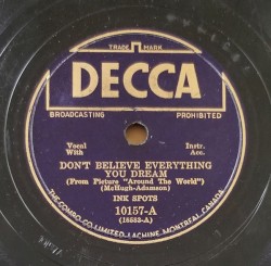 Don't Believe Everything You Dream / A Lovely Way to Spend the Evening