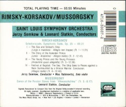 Rimsky-Korsakov: Sheherazade / Mussorgsky: Khovanschchina