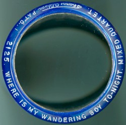 Where Is My Wandering Boy To-Night?