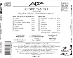 Requiem / Motet "Benedictus Dominus"