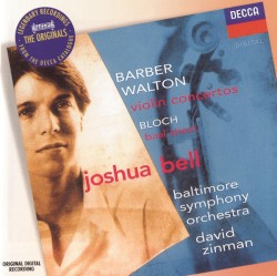 Barber: Violin Concerto / Walton: Violin Concerto / Bloch: Baal Shem