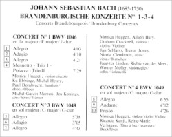 Brandenburgische Konzerte 1-3-4
