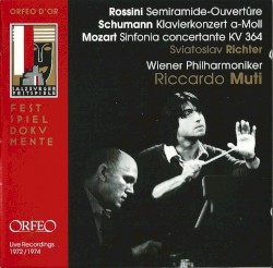 Rossini: Semiramide-Ouvertüre / Schumann: Klavierkonzert a-Moll / Mozart: Sinfonia concertante KV 364