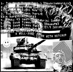 A Well-Done Steak with Ketchup