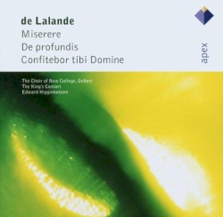De Profundis / Confitebor Tibi Domine / Miserere