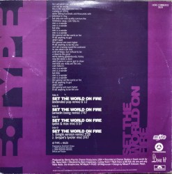 Set the World on Fire (95 remixes) (The DJ-Promo Double Pack)