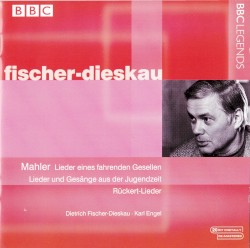 Mahler: Lieder eines fahrenden Gesellen / Lieder und Gesänge aus der Jugendzeit / Rückert-Lieder
