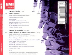 Adès: Piano Quintet / Schubert: 'Trout' Quintet