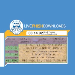 1992-08-14: Greek Theatre, Los Angeles, CA, USA