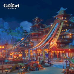 Genshin Impact - Azure Lantern, Jade Inkstone