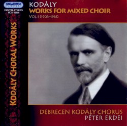 Works for Mixed Choir, Volume 1