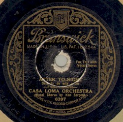 After To-Night / One Little Word Led to Another