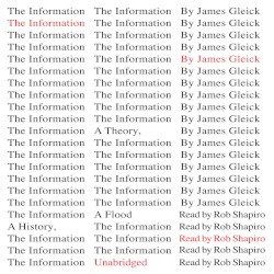 The Information: A History, a Theory, a Flood