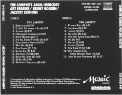 The Complete Argo / Mercury / Art Farmer / Benny Golson / Jazztet Sessions