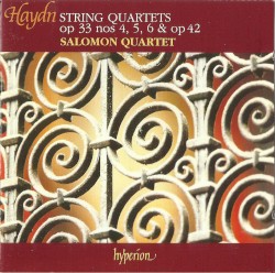 String Quartets, op. 33 nos. 4, 5, 6 & op. 42