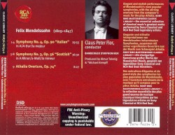 Symphony no. 3 “Scottish” / Symphony no. 4 “Italian”