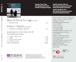 BBC Music, Vol. 20, No. 12: Dvořák: Symphony no. 9 ‘New World’ / Mark‐Anthony Turnage: Canon Fever