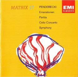 Emanationen / Partita / Cello Concerto / Symphony