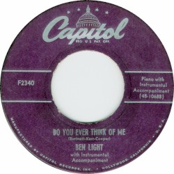 Do You Ever Think of Me / I'll Get By (As long as I Have You)