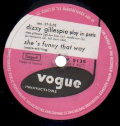 Dizzy Song / She's Funny That Way