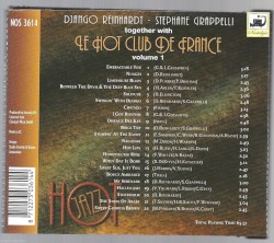 Le Hot Club De France, Volume 1