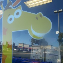 Outside of Toys’R’Us Before It Opens