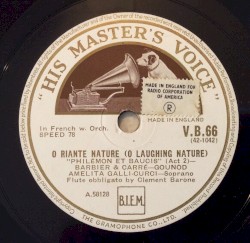 O riante nature / Cantata
