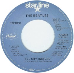 I’ll Cry Instead / I’m Happy Just to Dance With You