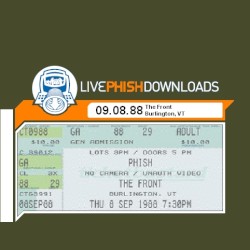 1988‐09‐08: The Front, Burlington, VT, USA