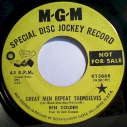 Great Men Repeat Themselves / There Goes My Everything No. 2