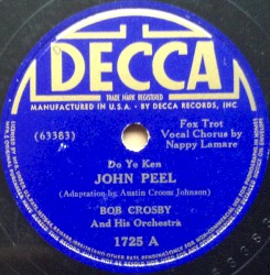 Do Ye Ken John Peel / Grand Terrace Rhythm (D Natural Blues)