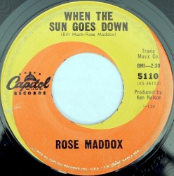 When the Sun Goes Down