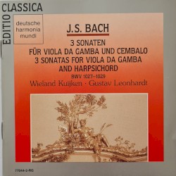 3 Sonaten für viola da gamba und cembalo