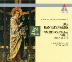 Das Kantatenwerk: Sacred Cantatas Vol. 3: BWV 37-52, 54-60