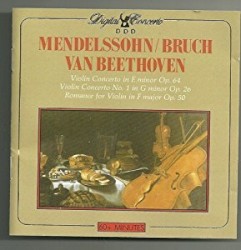Mendelssohn: Violin Concerto in E minor, op. 64 / Bruch: Violin Concerto no. 1 in G minor, op. 26 / Van Beethoven: Romance for Violin in F major, op. 50