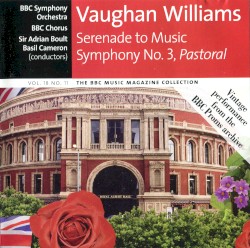 BBC Music, Volume 18, Number 11: Serenade to Music / Symphony no. 3, Pastoral